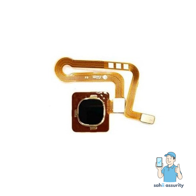 Fingerprint Sensor with Flex Cable for Vivo V9 Youth Black thumbnail